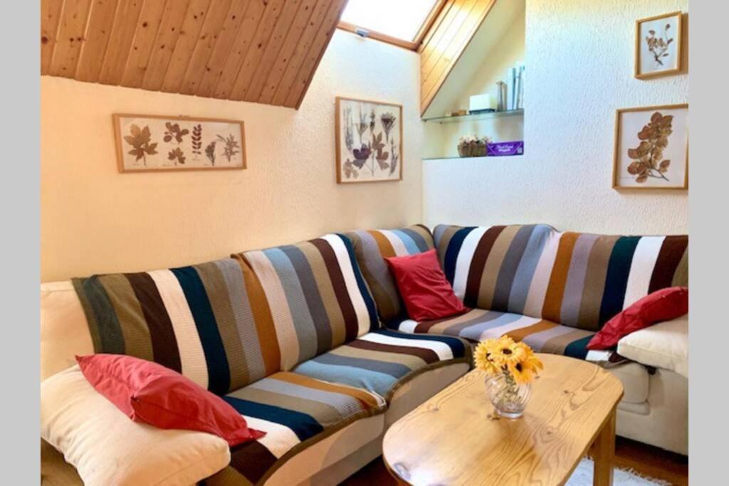 Atico En Biescas Con Piscina, Chimenea Y Garaje Apartment Luaran gambar